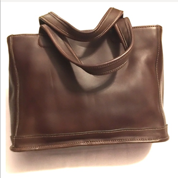 Coach vintage Bleecker brown tote 👜 zipper NWOT - Picture 4 of 7